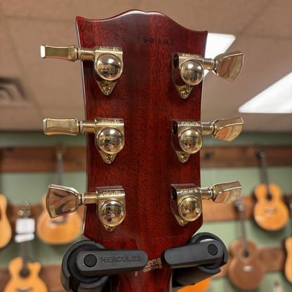 2017 Gibson Custom Shop Les Paul Custom AAA Quilt Top Red Tiger