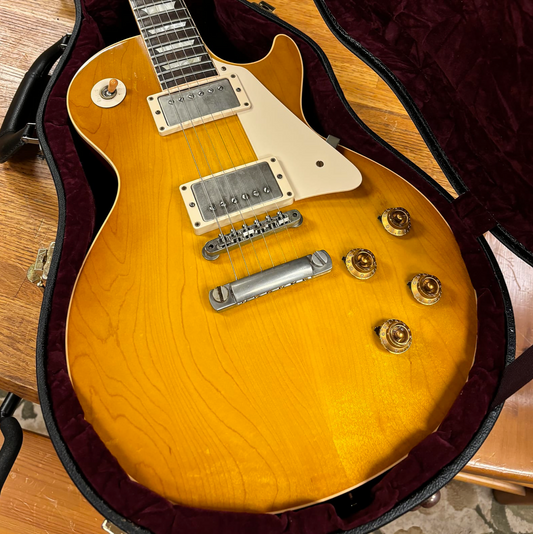 2009 Gibson Custom Shop ‘58 Les Paul Reissue Plain Top Honey R8