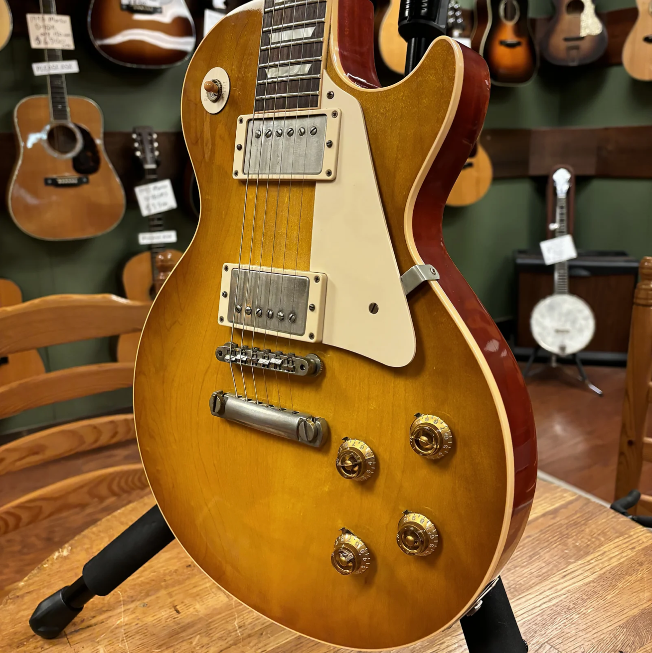 2009 Gibson Custom Shop ‘58 Les Paul Reissue Plain Top Honey R8