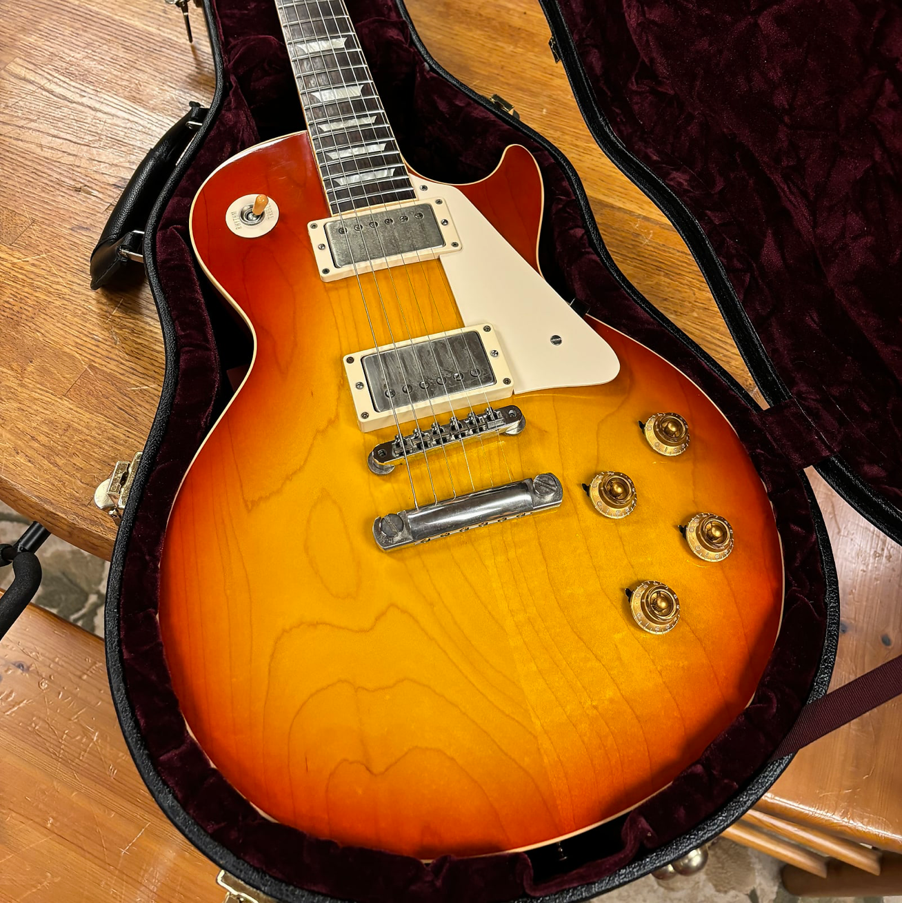 2007 Gibson Custom Shop '58 Les Paul Standard Reissue Washed Cherry Burst Gloss