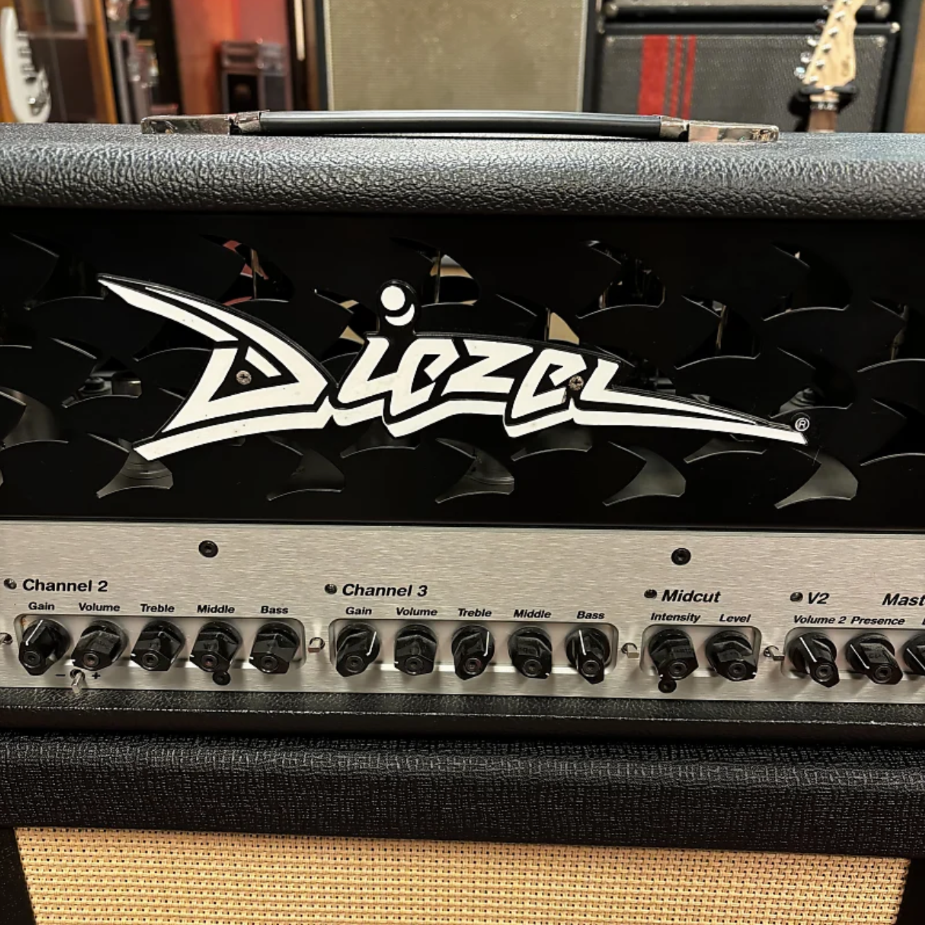 2002 Diezel Herbert 3-Channel 180-Watt Guitar Amp Head Serial# 1 Black